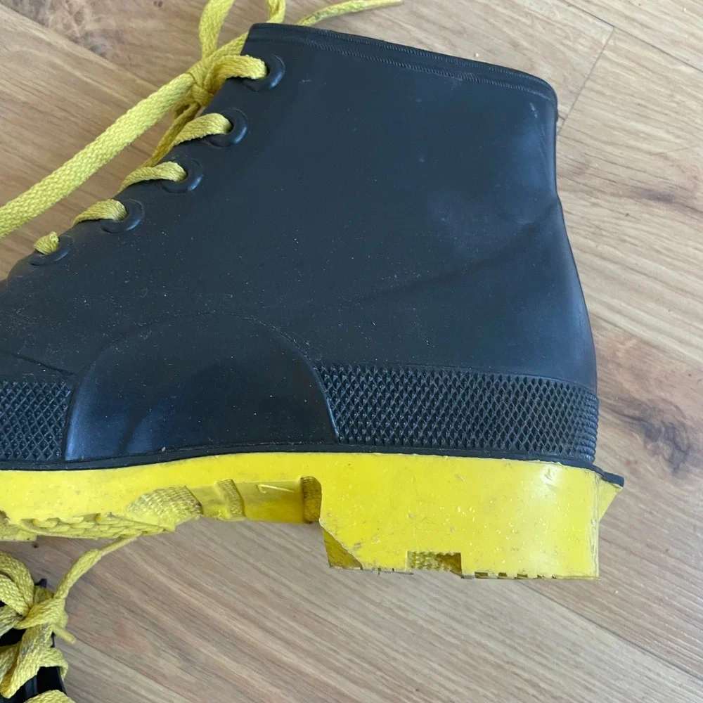 Bata‎ Safety Toe Steel Shank Rubber Boots Industrial Military Work Rain Men 7